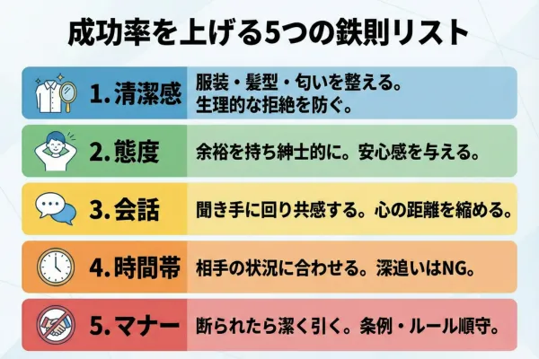 秋田でナンパの成功率を上げる5つのコツと注意点