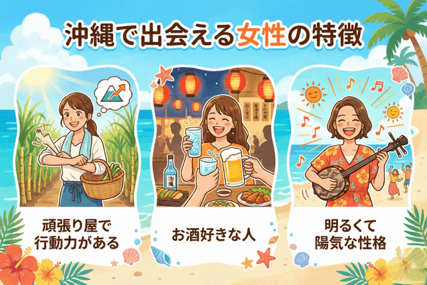 沖縄で出会える女性の特徴