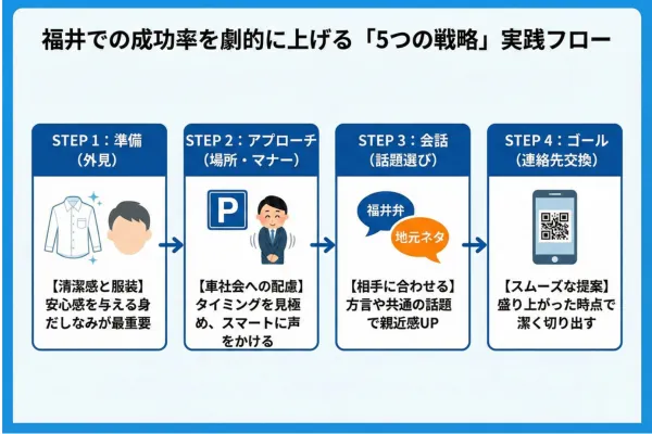 福井でのナンパ成功率を劇的に上げる5つの戦略