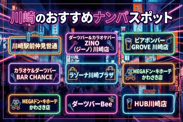 川崎のおすすめナンパスポット！