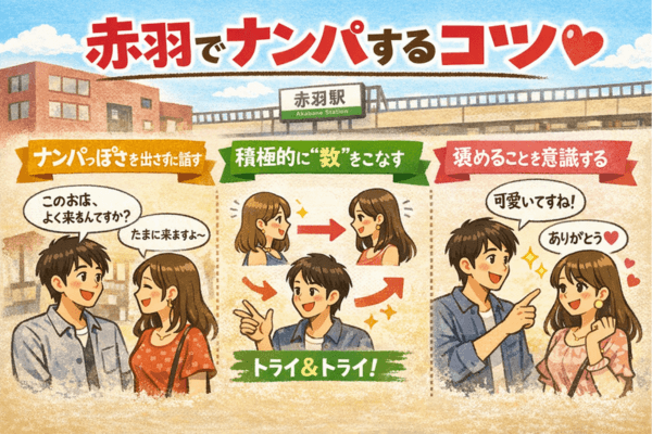 赤羽でナンパするコツ