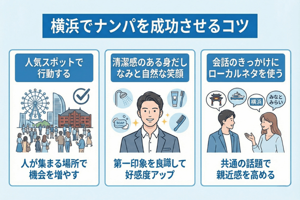 横浜でナンパを成功させるコツ